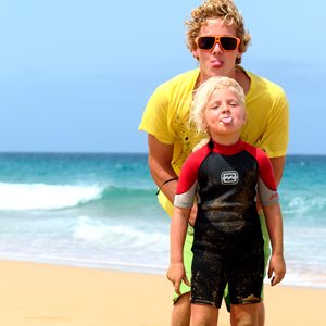 Familien Surfen auf Fuerteventura