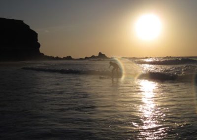 Sunset Surfen