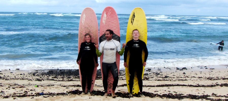 Surfkurs Fuerteventura: Team Luxemburg on Tour