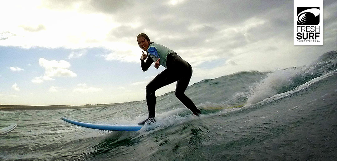 Die Surfsession an der Punta Blanca war episch - jeder fuhr eine grüne Welle nach der anderen.