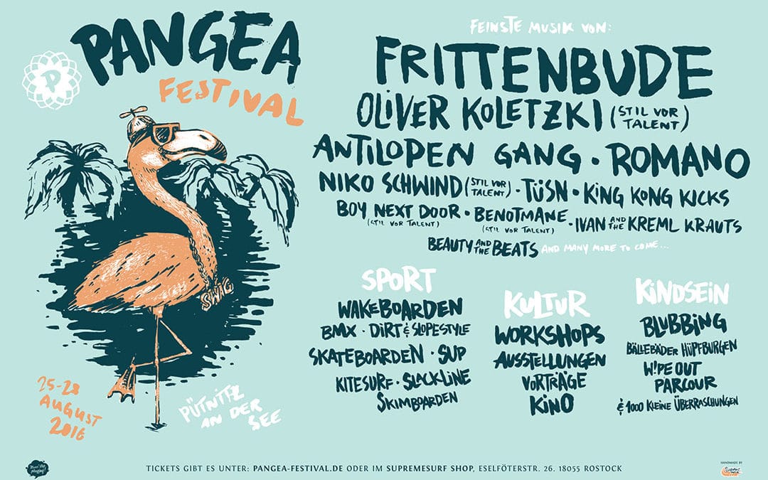Wir feierns ab! Ihr feiert mit: Pangea Festival 2016