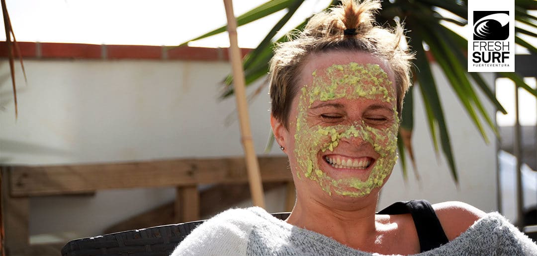 Beauty Time mit einer Avocado-Honig-Gesichtsmaske