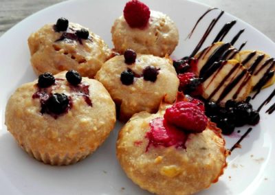 Muffins mit Früchten