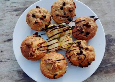 Muffins mit Schokotopping