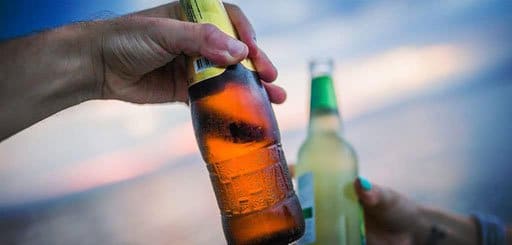 Sicherheit im Wasser heisst - Kein Alkohol am Strand