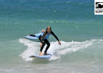 Surfen am Strand von El Cotillo