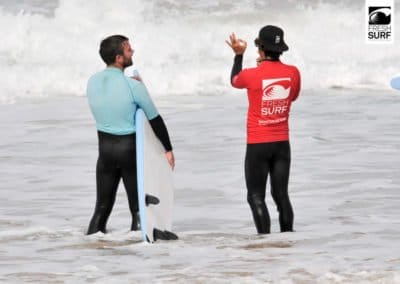 Surfcoach Dani ist stolz