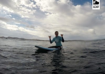 happy surfer