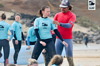 Take-off-Übungen-Surfkurs gute surfschule