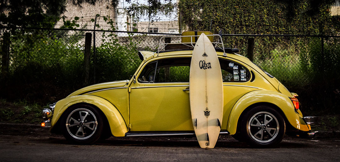 travel with surfboard