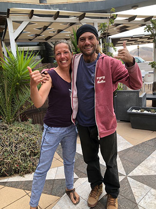Antje und Coach Pablo