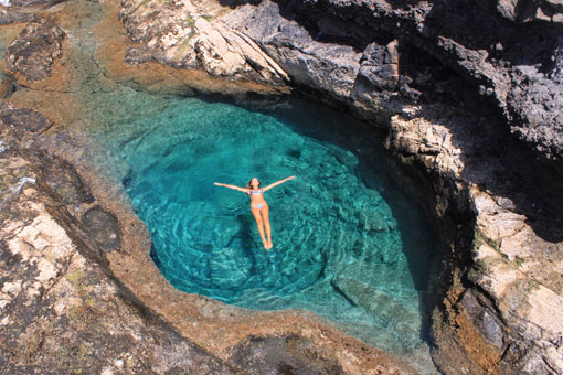 Piscinas Naturales – Natürliche Pools in Lavafelsen