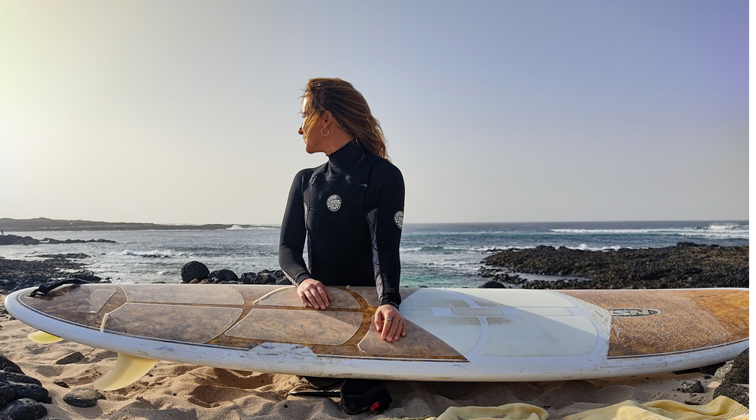 Meditation und Surfen lernen
