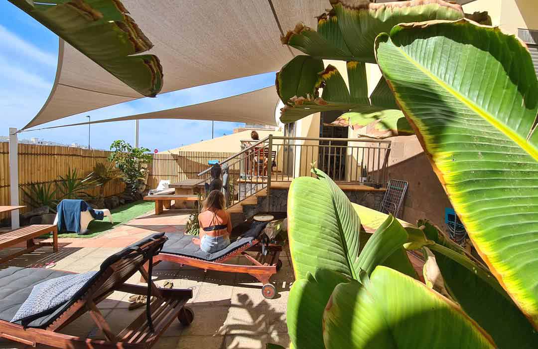 surfcamp fuerteventura garten