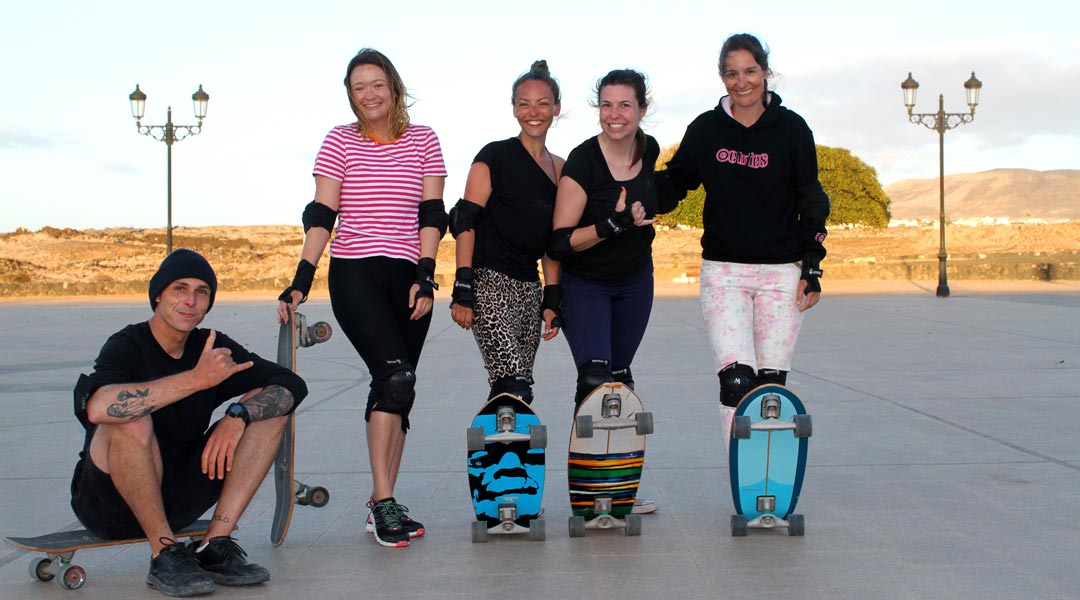 Surfkurs Fuerteventura Skategruppe surfkurs fuerteventura