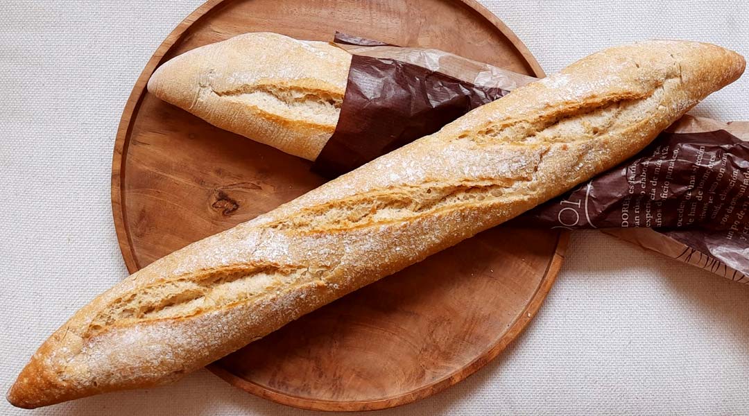 Typisch kanarische Küche Brot