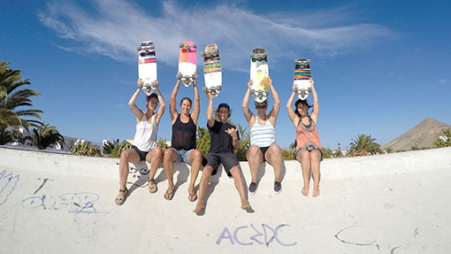Skaten im Skatepark auf Fuerteventura
