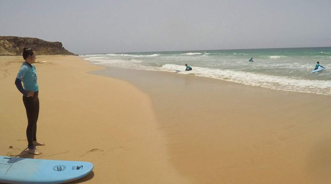 Surfschule El Cotilllo Strand