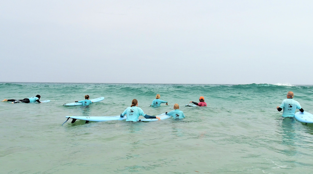 Surfen lernen Fuerteventura  Gruppe