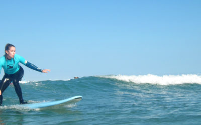 Surfen mit großer Freude