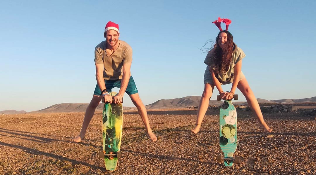 Weihnachten Surf Camp Skate