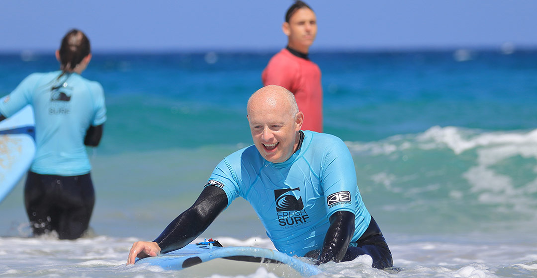 curso de surf seguridad durante la práctica del surf