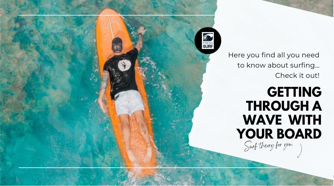 wellenquerung mit dem surfboard