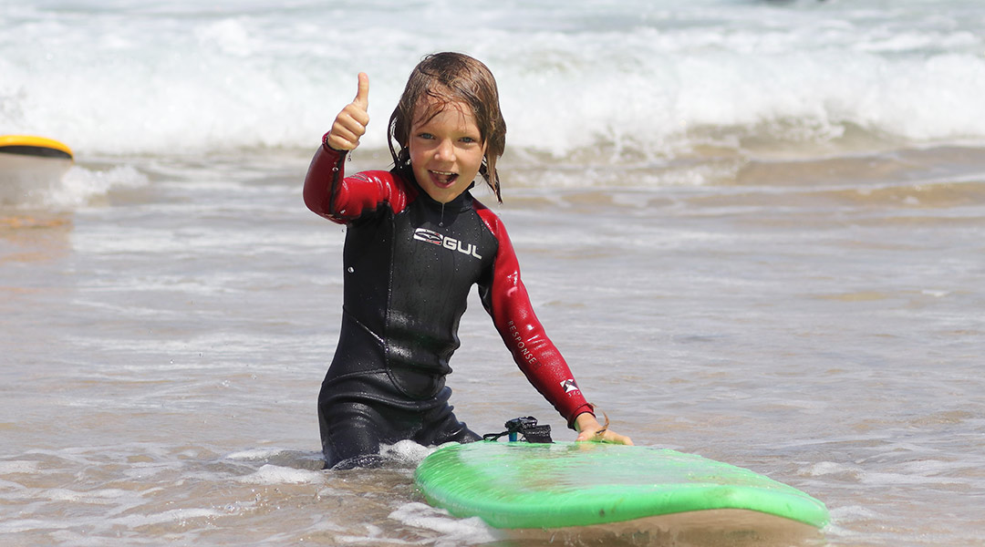diversión familia surf fuerteventura