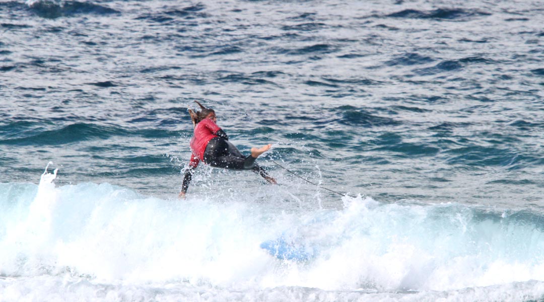 Sicherheit beim Surfen als Anfänger Wipeout