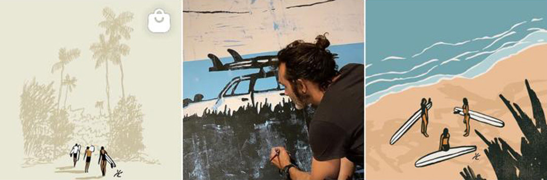 surfkunst - raul casado art - instagram
