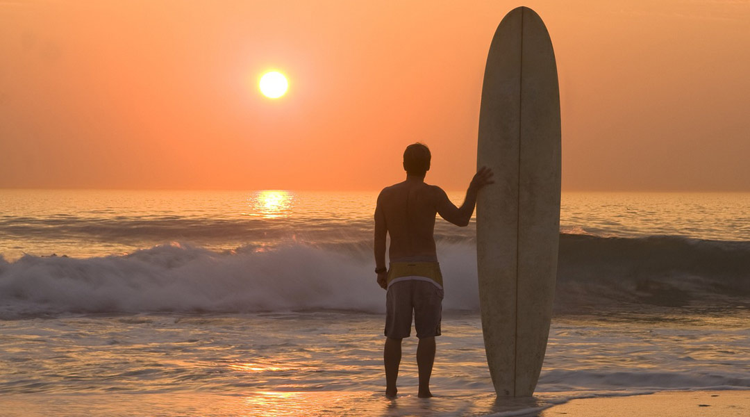 Anfänger Surfboards - Sonnenuntergang
