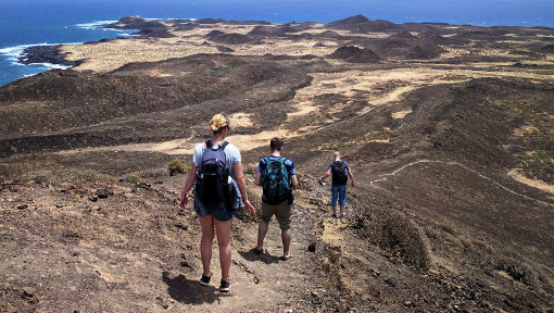hiking isla de lobos