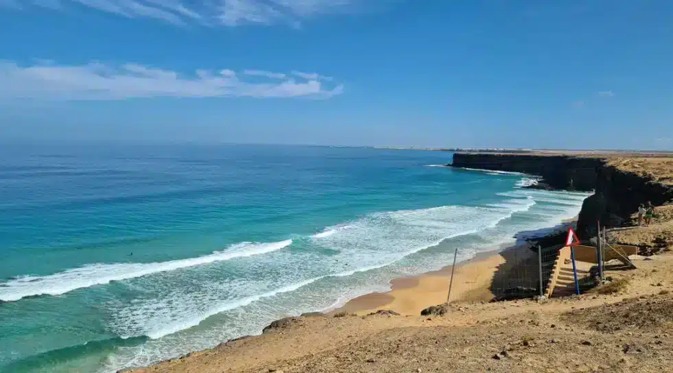 clases de surf playa de escalera