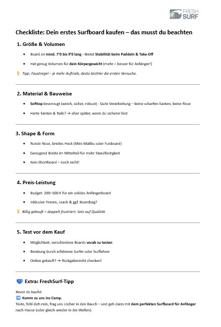 Checkliste