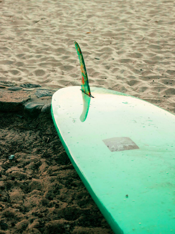 surfboard finnen form