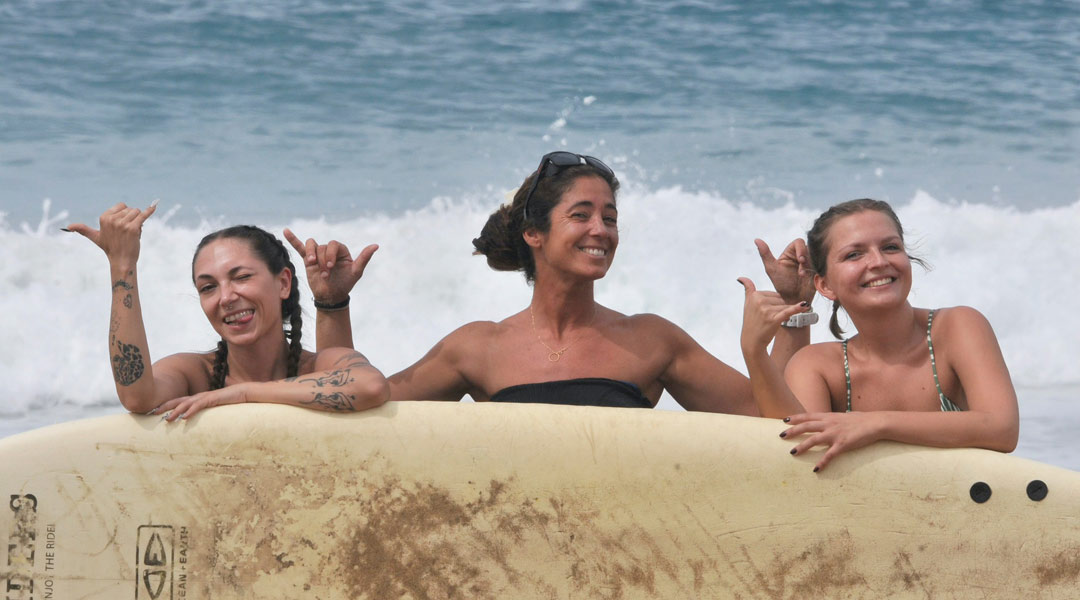 Oktober im Freshsurf Surfcamp Surfergirls