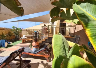 surfhouse fuerteventura garten