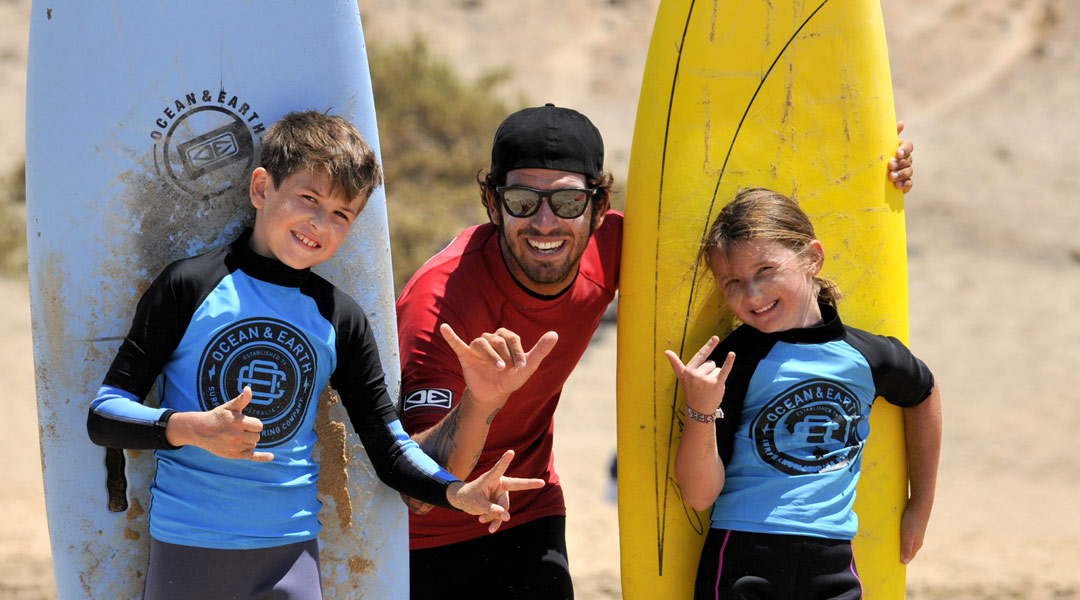Kids surf course on Fuerteventura Kids surf course on Fuerteventura