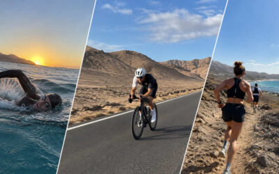 Triathlon Training auf Fuerteventura: Schwimmen, Radfahren und Laufen zwischen Atlantik und Vulkanlandschaft